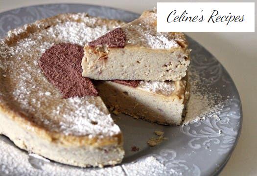 Chestnut cream cheese pie