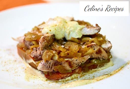 Chicken curry and mustard