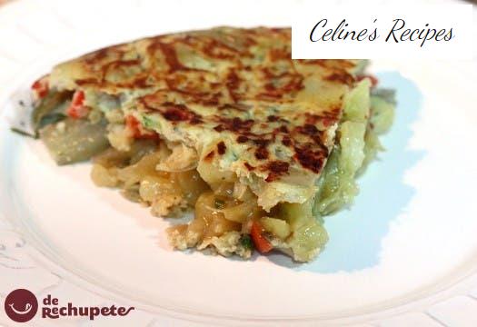 How to prepare a vegetable or vegetable omelette