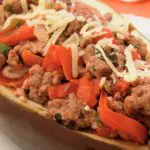 RICE NOODLE WITH GLUTEN-FREE GROUND BEEF