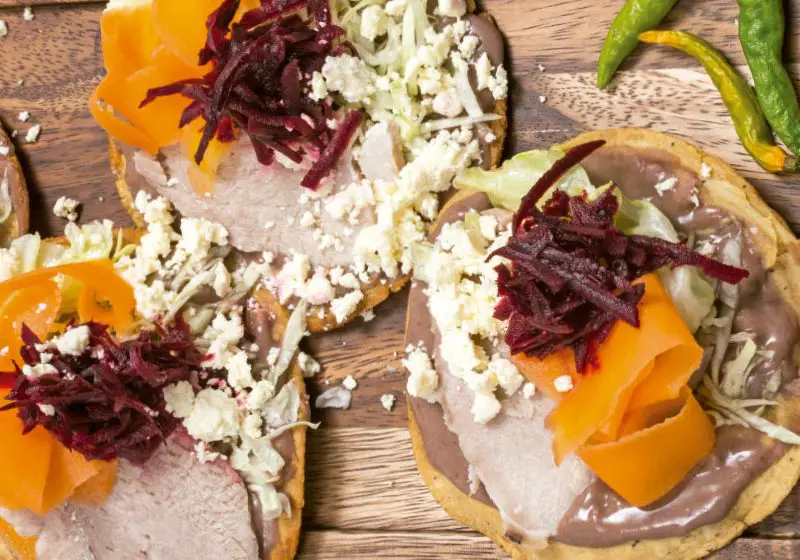 Chalupas food from Chiapas