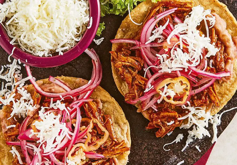 Cochinita pibil recipe with sopes