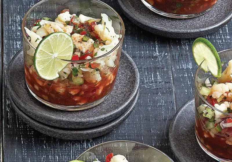 vegetarian cauliflower ceviche