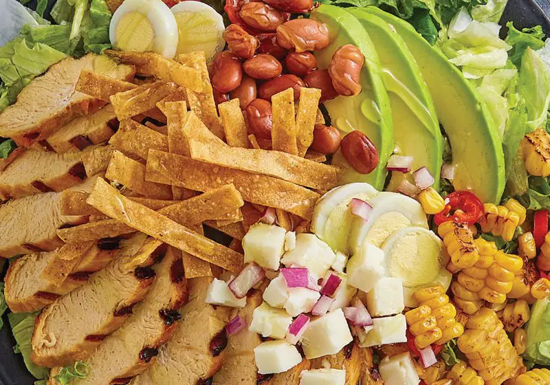 mexican salad with chicken