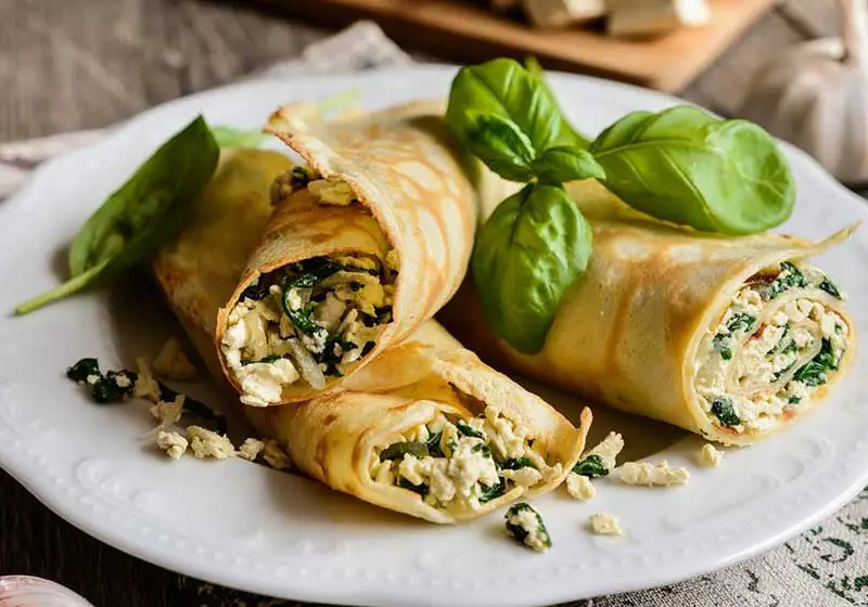 Rich spinach crepes to pamper your palate
