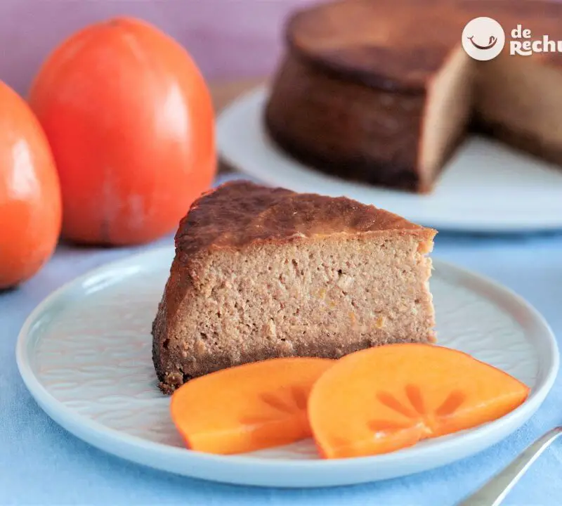 Persimmon cheesecake