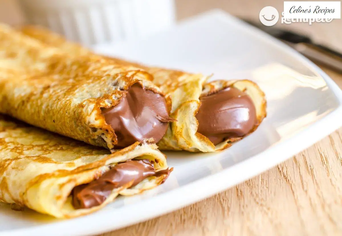 Pancakes with dulce de leche, easy and delicious