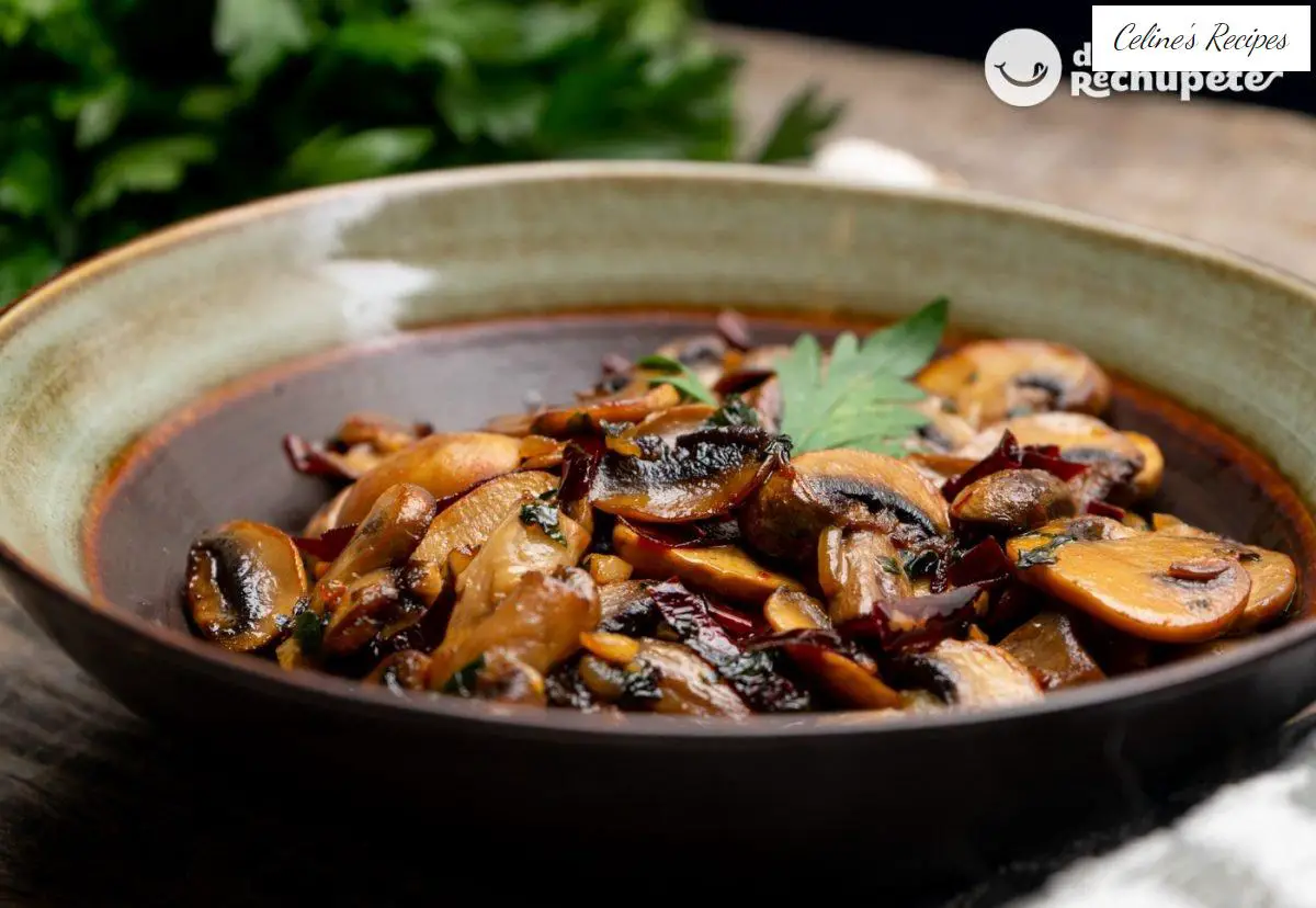 Garlic mushrooms. An easy, healthy and delicious recipe