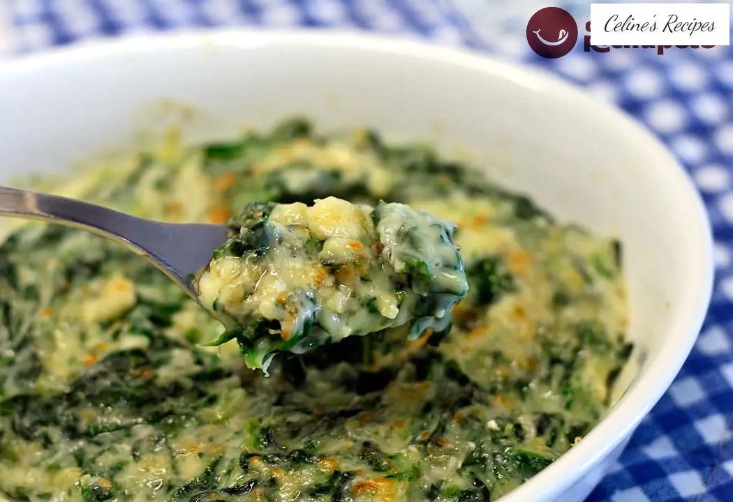 Gratin spinach recipe