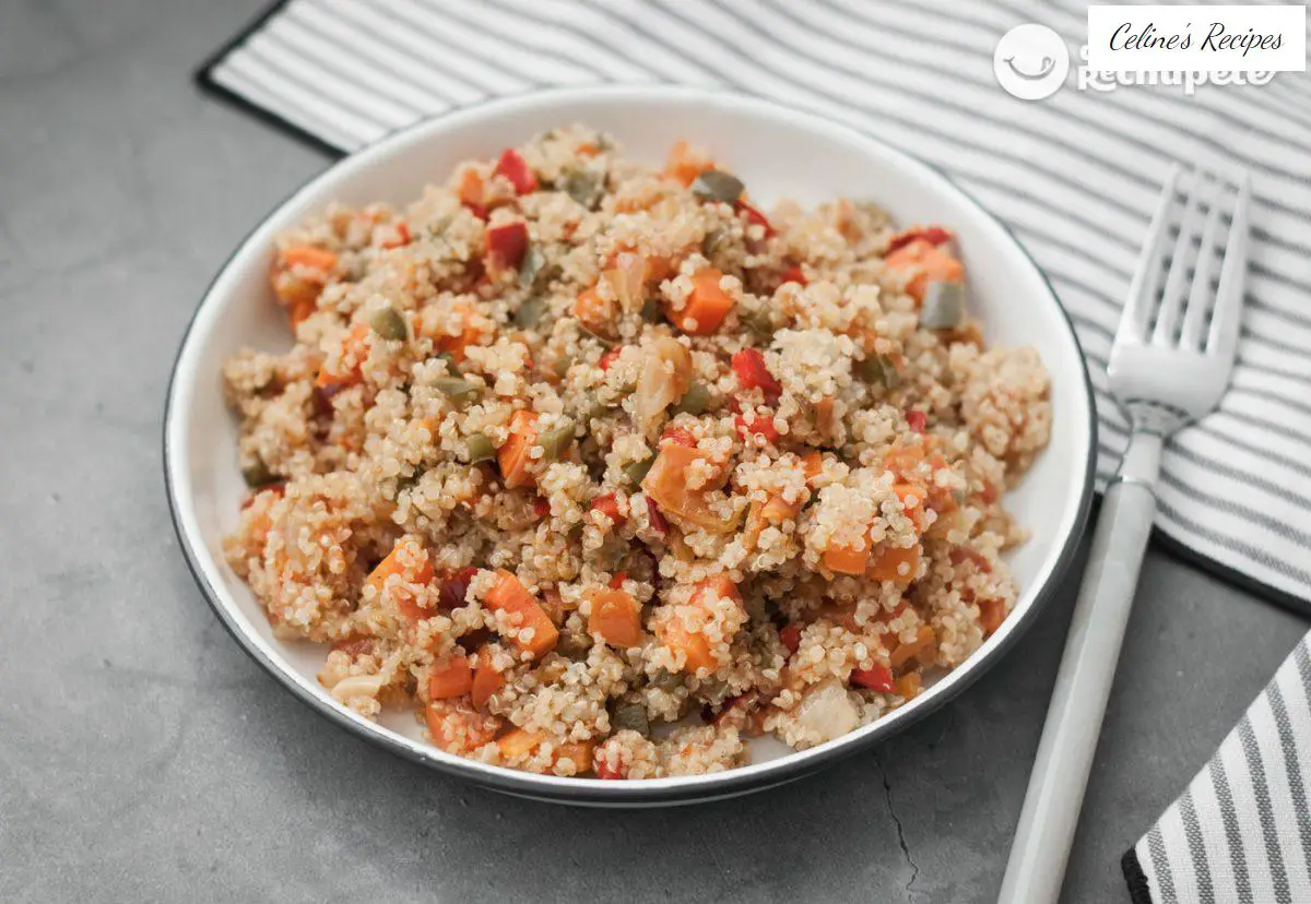 Quinoa with Vegetables. Super easy and healthy recipe