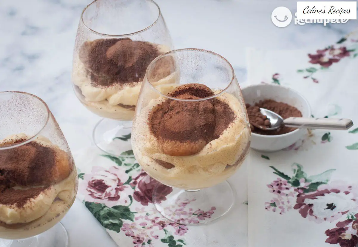 Italian tiramisu in the style of chef Massimo Bottura