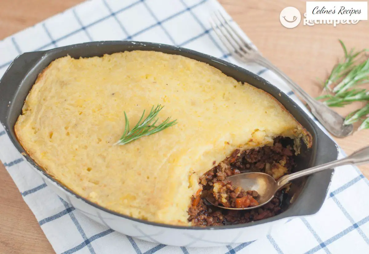 Shepherd's pie or Shepherd's pie. Delicious English recipe